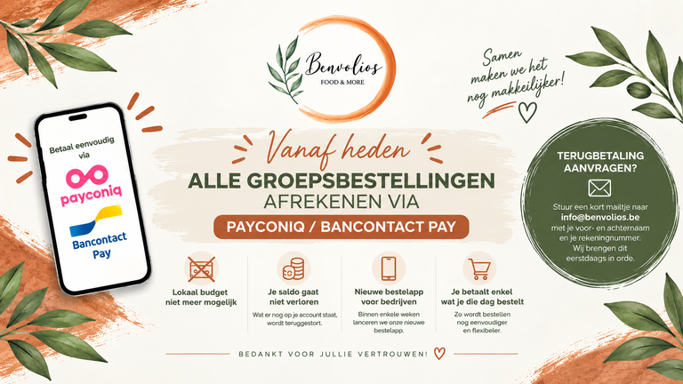 Bestellingen Benvolios